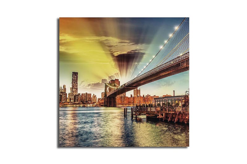 Dekorativ Canvasmålning, Flerfärgad