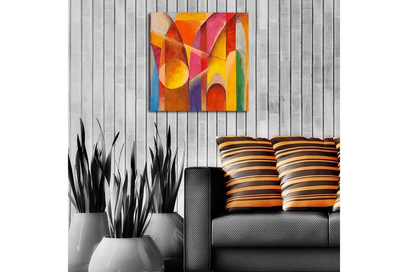 Dekorativ Canvasmålning - Flerfärgad - Inredning - Tavlor & konst - Canvastavlor