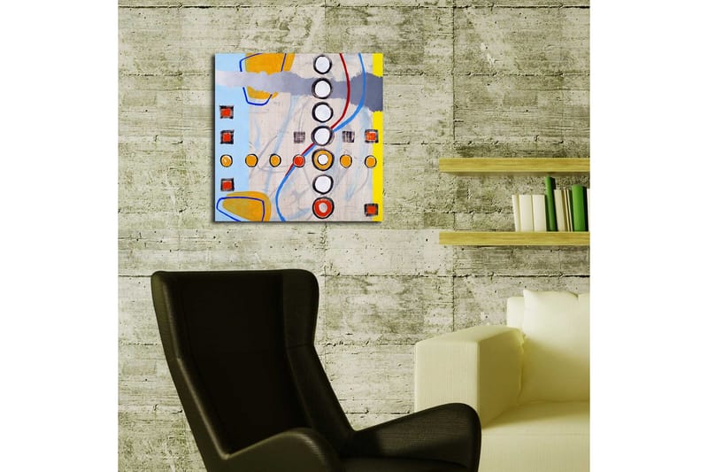 Dekorativ Canvasmålning - Flerfärgad - Inredning - Tavlor & konst - Canvastavlor