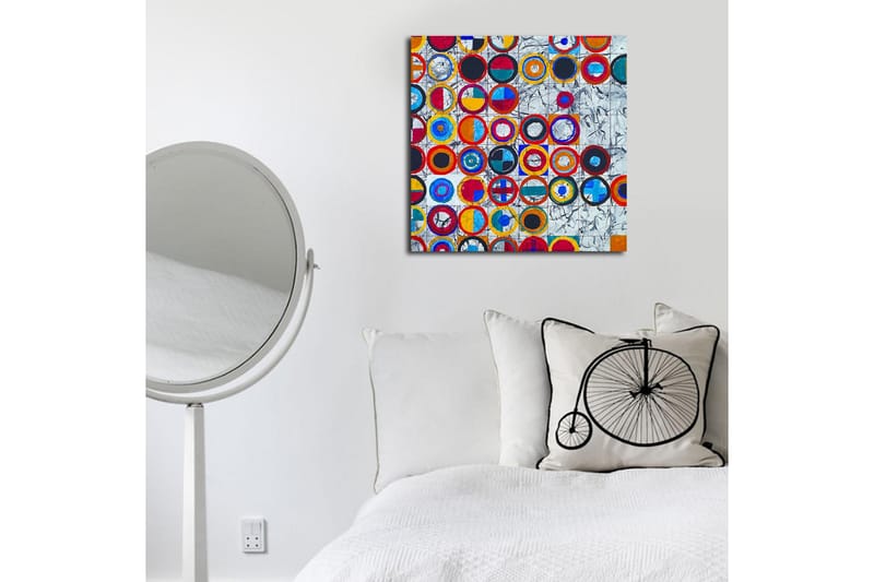 Dekorativ Canvasmålning - Flerfärgad - Inredning - Tavlor & konst - Canvastavlor