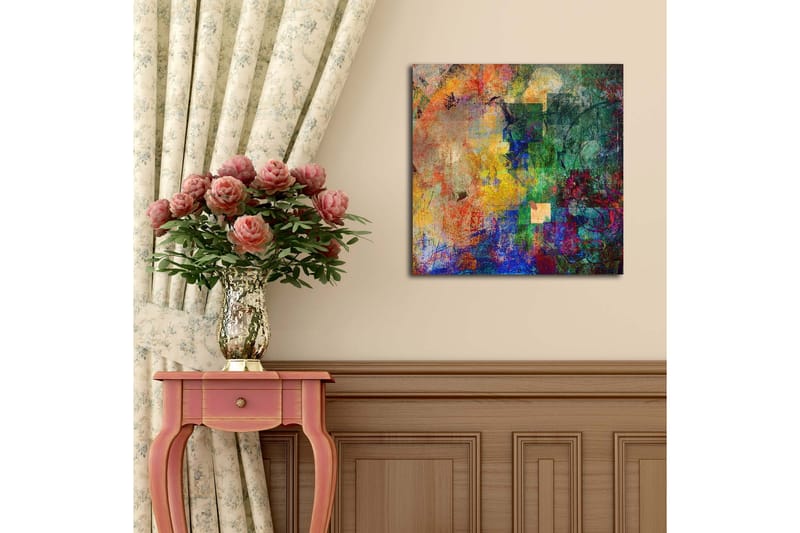 Dekorativ Canvasmålning - Flerfärgad - Inredning - Tavlor & konst - Canvastavlor