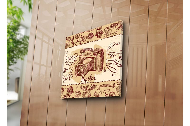 Dekorativ Canvasmålning - Flerfärgad - Inredning - Tavlor & konst - Canvastavlor