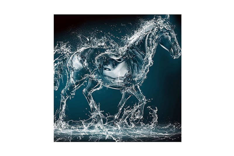 Dekorativ Canvasmålning, Flerfärgad