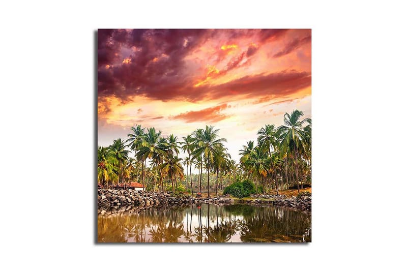 Dekorativ Canvasmålning, Flerfärgad