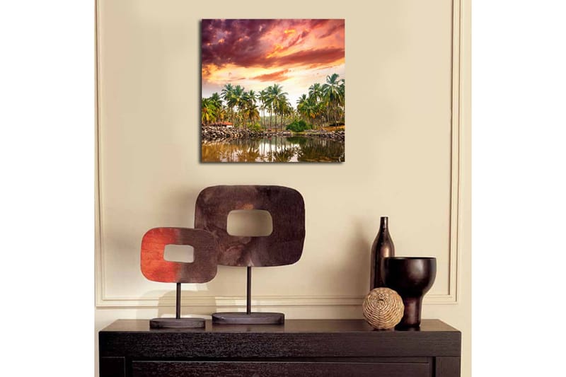 Dekorativ Canvasmålning - Flerfärgad - Inredning - Tavlor & konst - Canvastavlor