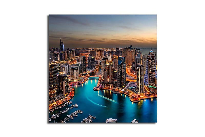 Dekorativ Canvasmålning, Flerfärgad