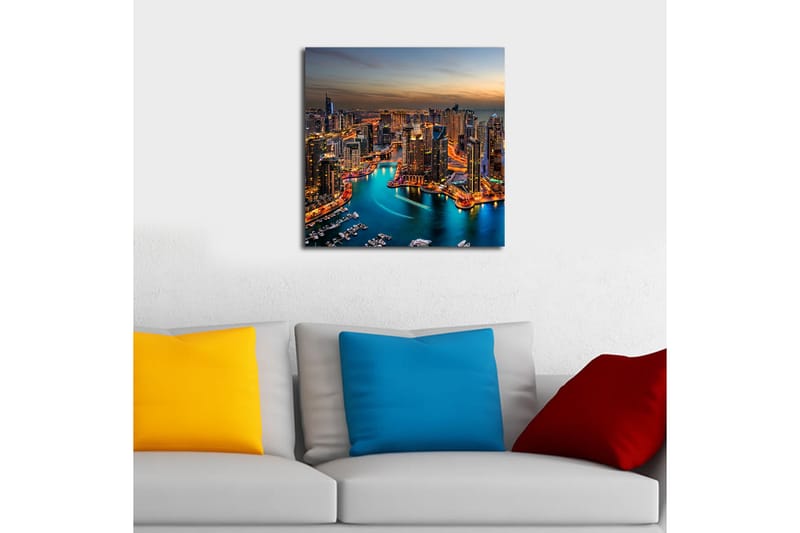 Dekorativ Canvasmålning - Flerfärgad - Inredning - Tavlor & konst - Canvastavlor