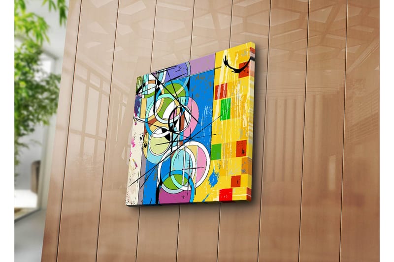 Dekorativ Canvasmålning - Flerfärgad - Inredning - Tavlor & konst - Canvastavlor