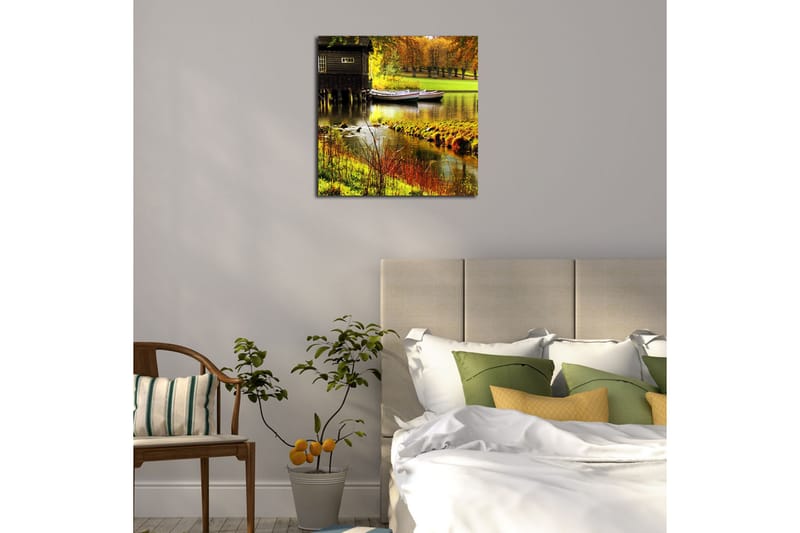 Dekorativ Canvasmålning - Flerfärgad - Inredning - Tavlor & konst - Canvastavlor