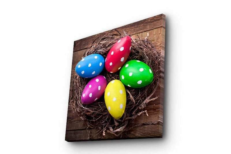 Dekorativ Canvasmålning, Flerfärgad