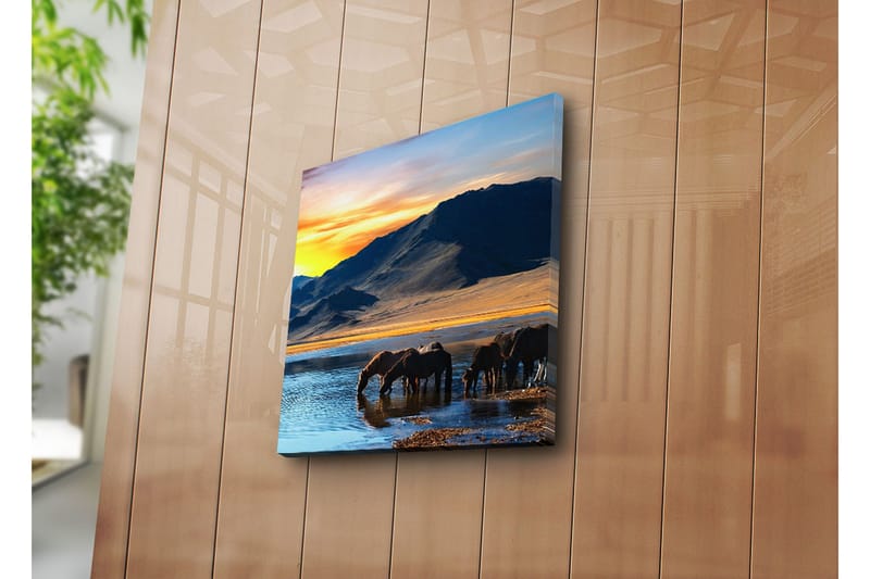 Dekorativ Canvasmålning - Flerfärgad - Inredning - Tavlor & konst - Canvastavlor