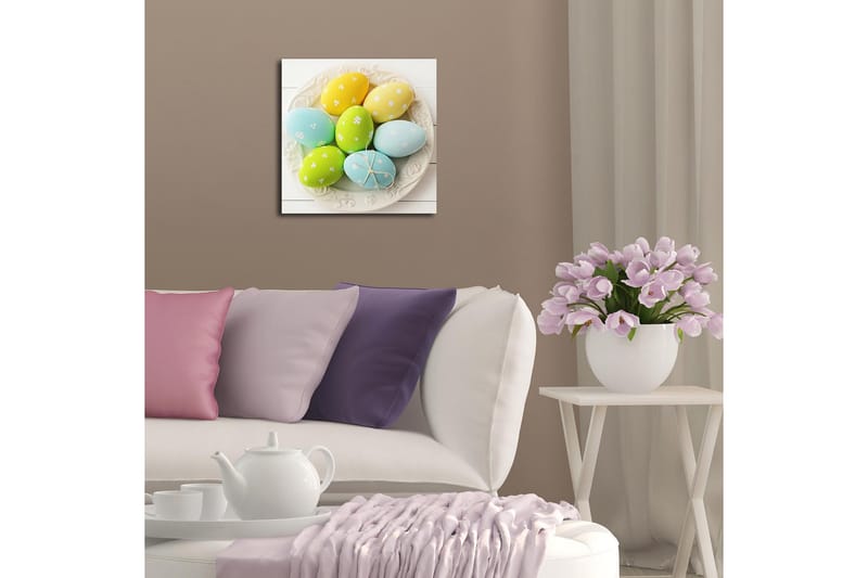 Dekorativ Canvasmålning - Flerfärgad - Inredning - Tavlor & konst - Canvastavlor