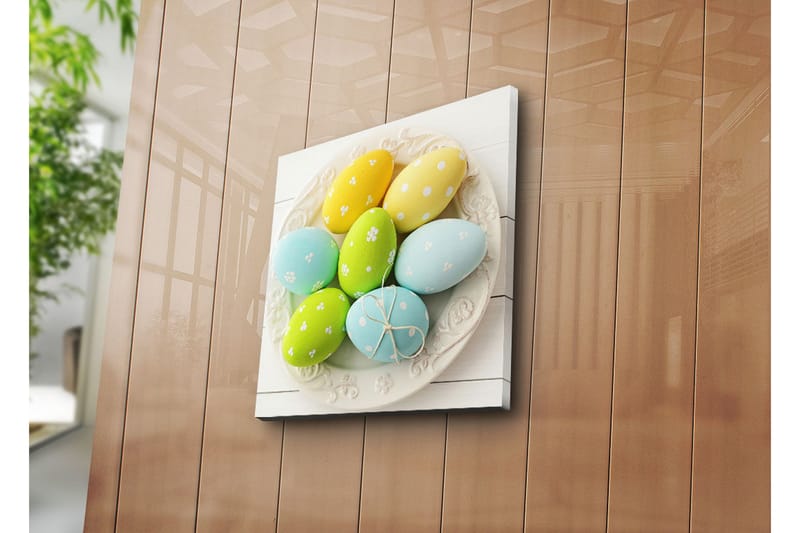 Dekorativ Canvasmålning, Flerfärgad