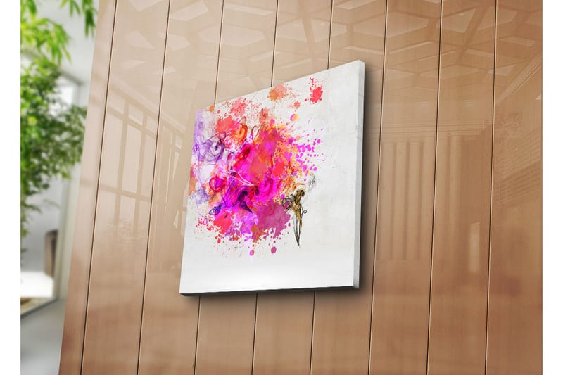 Dekorativ Canvasmålning, Flerfärgad