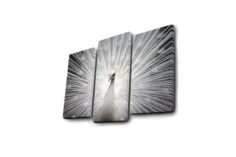 Dekorativ Canvasmålning LED-belysning 3 Delar - Flerfärgad - Inredning - Tavlor & konst - Canvastavlor