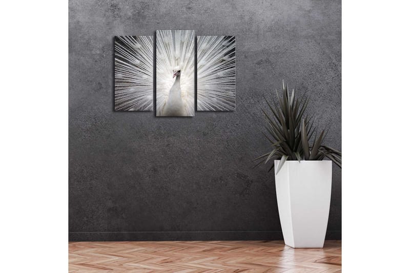 Dekorativ Canvasmålning LED-belysning 3 Delar - Flerfärgad - Inredning - Tavlor & konst - Canvastavlor