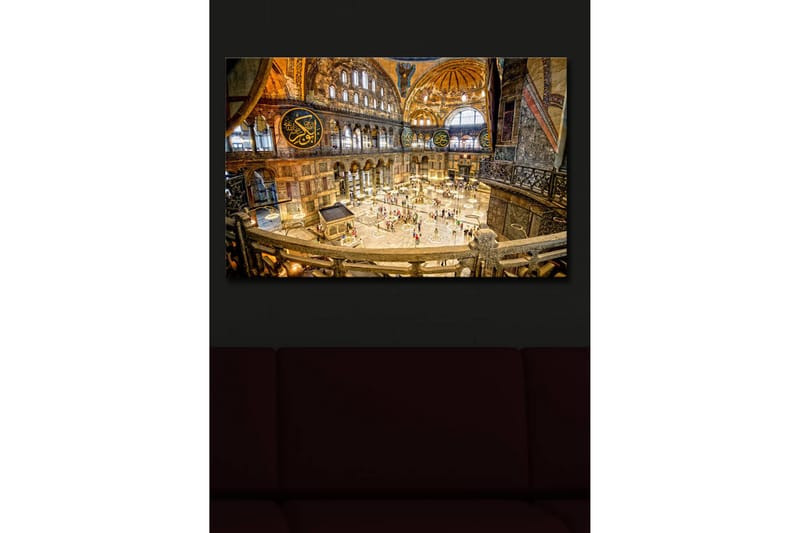 Dekorativ Canvasmålning LED-belysning - Flerfärgad - Inredning - Tavlor & konst - Canvastavlor