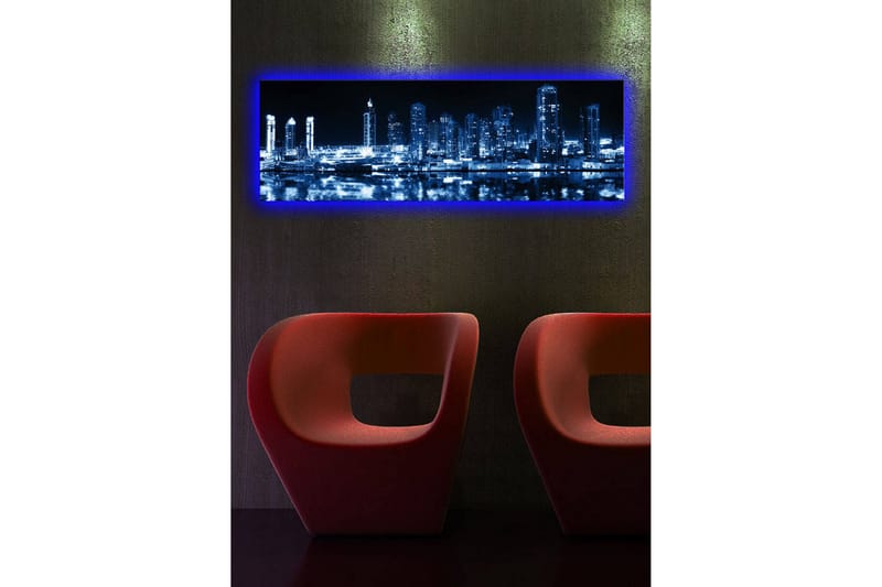 Dekorativ Canvasmålning LED-belysning - Flerfärgad - Inredning - Tavlor & konst - Canvastavlor