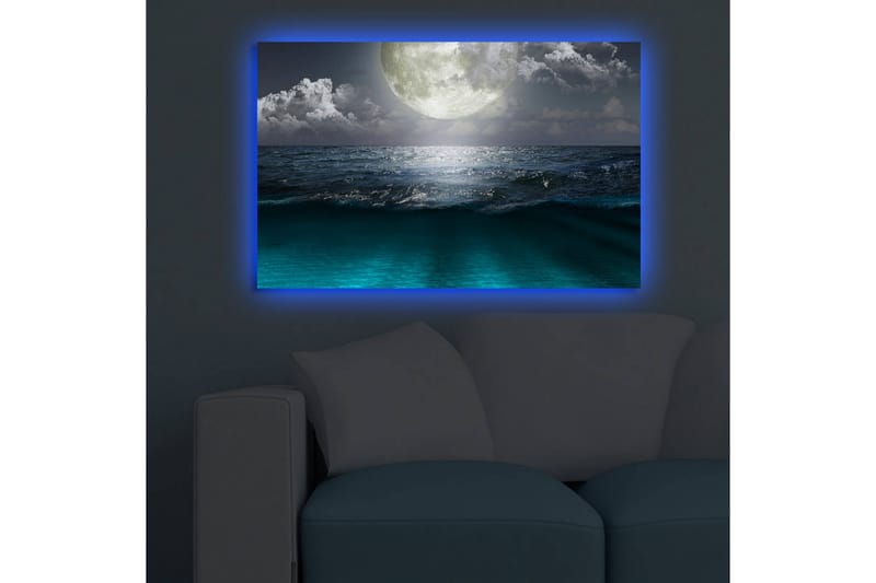 Dekorativ Canvasmålning LED-belysning - Flerfärgad - Canvastavlor