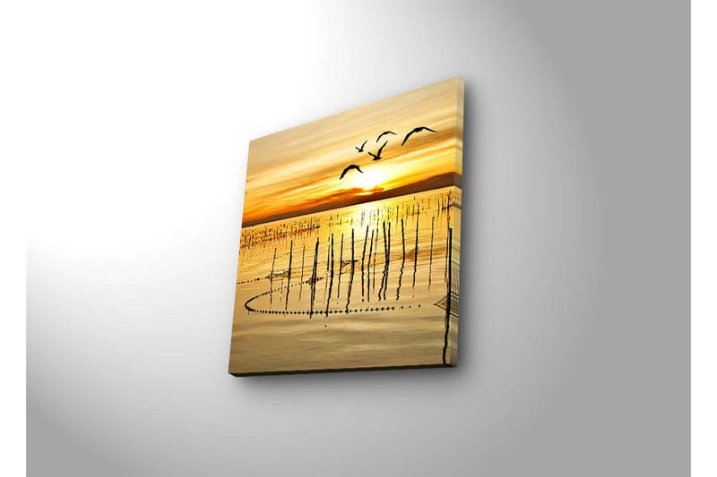 Dekorativ Canvasmålning LED-belysning - Flerfärgad - Inredning - Tavlor & konst - Canvastavlor