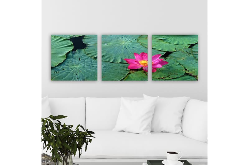 Dekorativ Canvastavla 3-Delar 30x30 cm - Flerfärgad - Inredning - Tavlor & konst - Canvastavlor