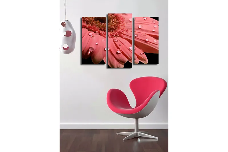 Dekorativ Canvastavla 3-Delar 45x20 cm - Flerfärgad - Inredning - Tavlor & konst - Canvastavlor