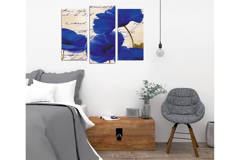 Dekorativ Canvastavla 3-Delar 45x20 cm - Flerfärgad - Inredning - Tavlor & konst - Canvastavlor