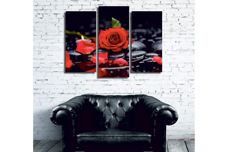 Dekorativ Canvastavla 3-Delar 45x20 cm - Flerfärgad - Inredning - Tavlor & konst - Canvastavlor