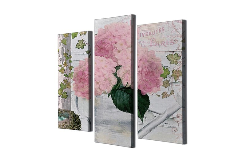 Dekorativ Canvastavla 3-Delar 45x20 cm - Flerfärgad - Inredning - Tavlor & konst - Canvastavlor