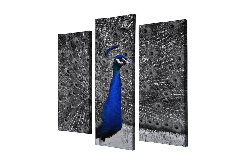 Dekorativ Canvastavla 3-Delar 45x20 cm - Flerfärgad - Inredning - Tavlor & konst - Canvastavlor