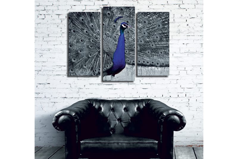 Dekorativ Canvastavla 3-Delar 45x20 cm - Flerfärgad - Inredning - Tavlor & konst - Canvastavlor