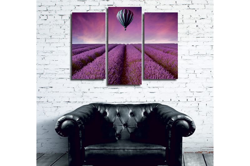 Dekorativ Canvastavla 3-Delar 45x20 cm - Flerfärgad - Inredning - Tavlor & konst - Canvastavlor