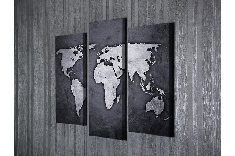 Dekorativ Canvastavla 3-Delar 45x20 cm - Flerfärgad - Inredning - Tavlor & konst - Canvastavlor