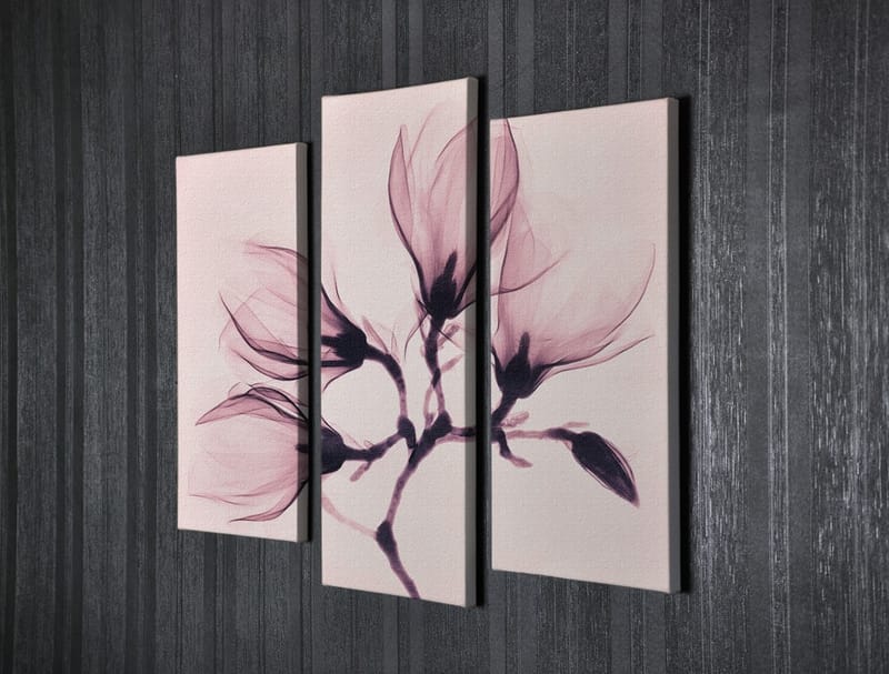Dekorativ Canvastavla 3-Delar 45x20 cm - Flerfärgad - Inredning - Tavlor & konst - Canvastavlor
