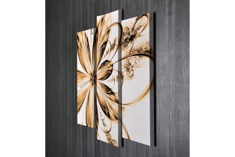 Dekorativ Canvastavla 3-Delar 45x20 cm - Flerfärgad - Inredning - Tavlor & konst - Canvastavlor