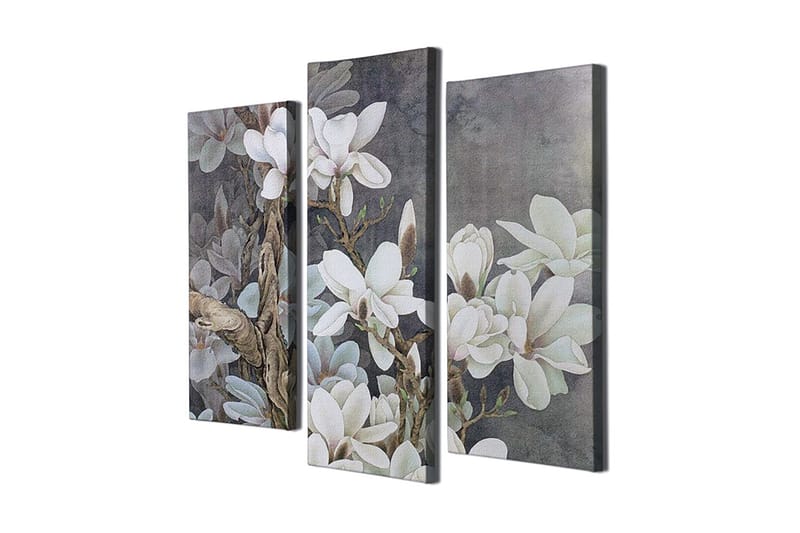 Dekorativ Canvastavla 3-Delar 45x20 cm - Flerfärgad - Inredning - Tavlor & konst - Canvastavlor