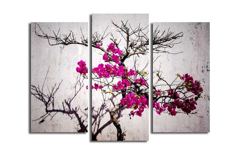 Dekorativ Canvastavla 3-Delar 45x20 cm - Flerfärgad - Inredning - Tavlor & konst - Canvastavlor