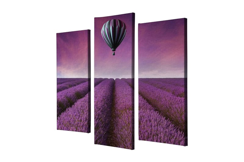 Dekorativ Canvastavla 3-Delar 45x20 cm - Flerfärgad - Inredning - Tavlor & konst - Canvastavlor