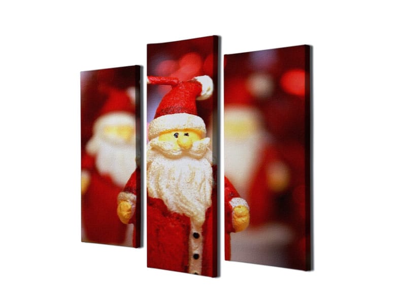 Dekorativ Canvastavla 3-Delar 45x20 cm - Flerfärgad - Inredning - Tavlor & konst - Canvastavlor