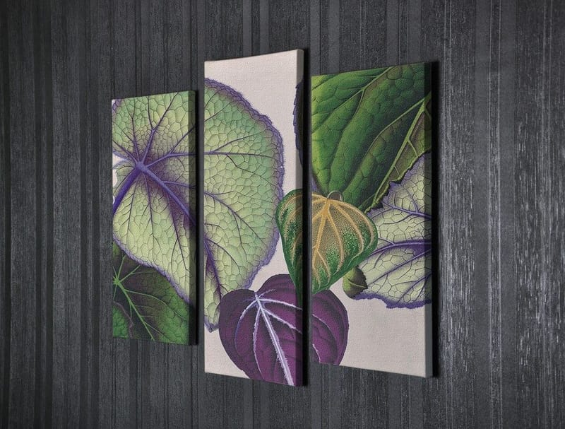 Dekorativ Canvastavla 3-Delar 45x20 cm - Flerfärgad - Inredning - Tavlor & konst - Canvastavlor