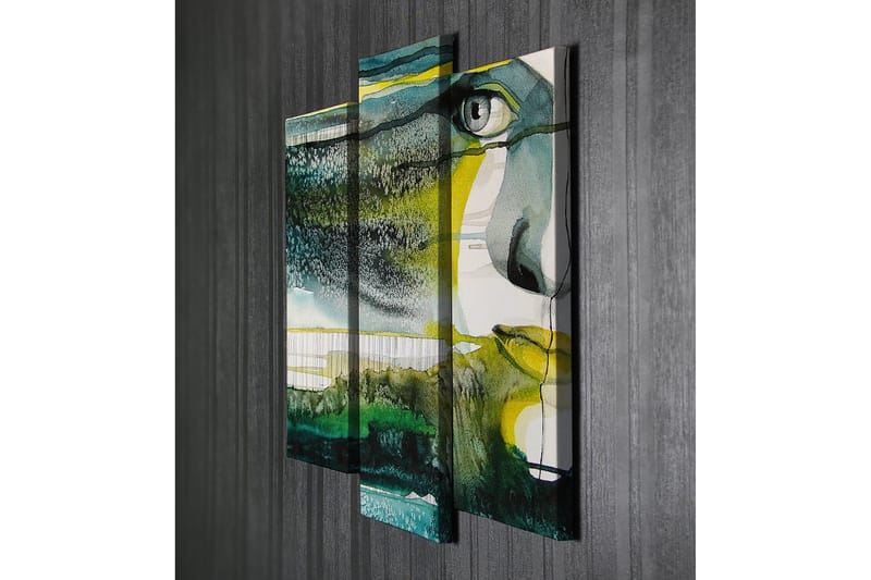 Dekorativ Canvastavla 3-Delar 45x20 cm - Flerfärgad - Inredning - Tavlor & konst - Canvastavlor