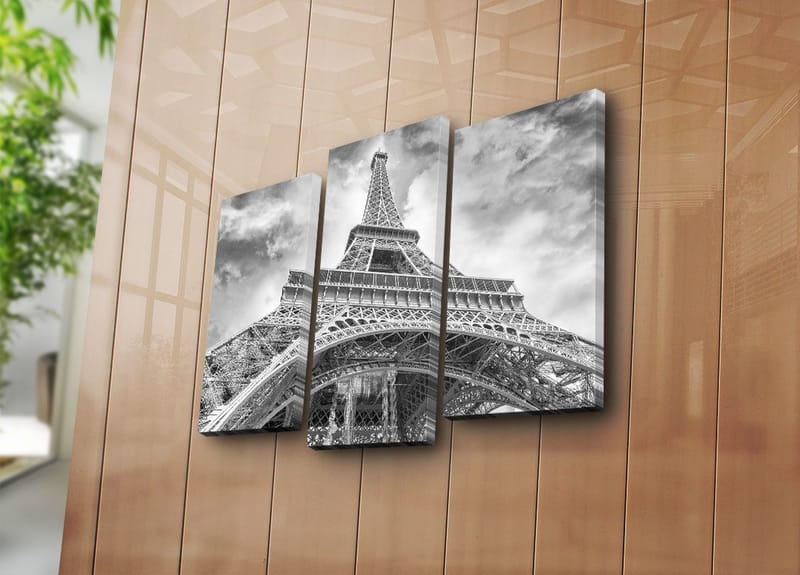 Dekorativ Canvastavla 3-Delar 45x20 cm - Flerfärgad - Inredning - Tavlor & konst - Canvastavlor