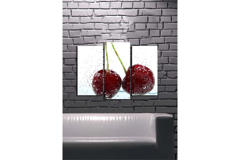 Dekorativ Canvastavla 3-Delar 45x20 cm - Flerfärgad - Inredning - Tavlor & konst - Canvastavlor