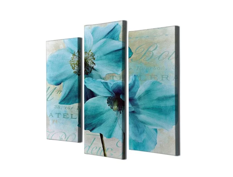 Dekorativ Canvastavla 3-Delar 45x20 cm - Flerfärgad - Inredning - Tavlor & konst - Canvastavlor