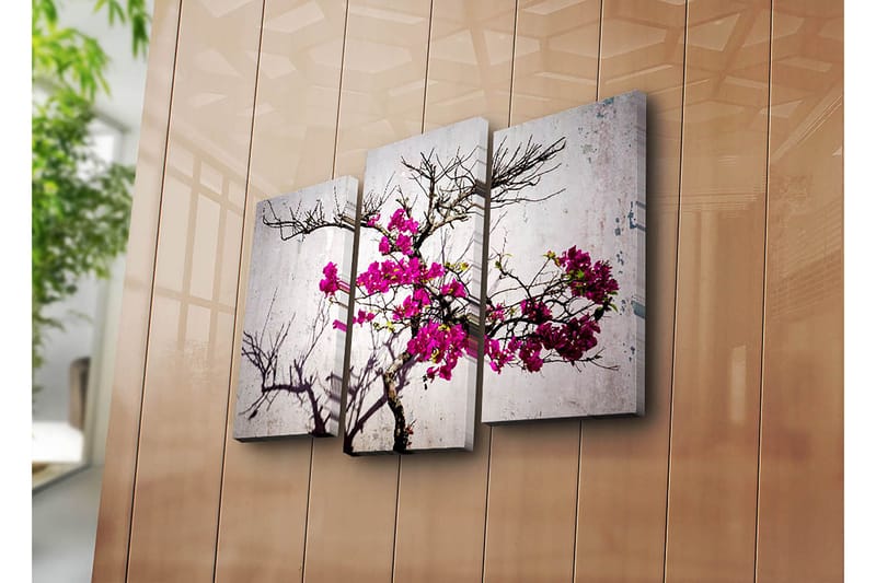 Dekorativ Canvastavla 3-Delar 45x20 cm - Flerfärgad - Inredning - Tavlor & konst - Canvastavlor