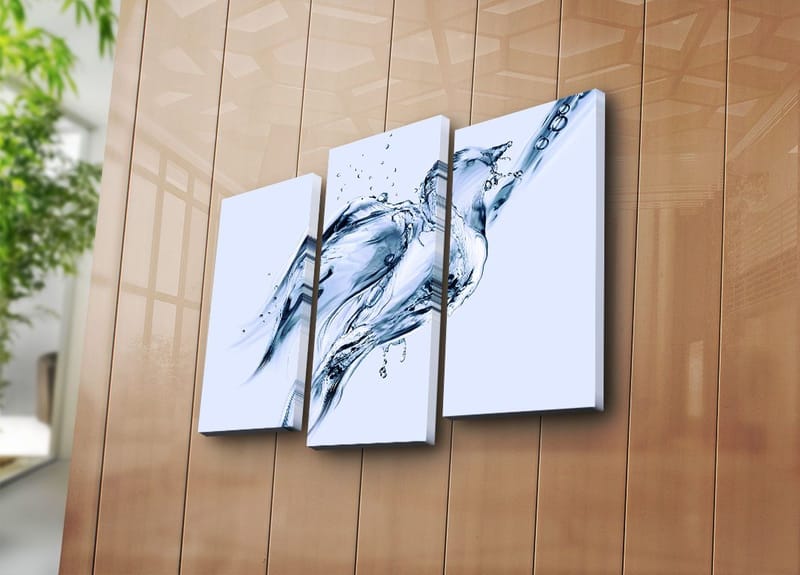 Dekorativ Canvastavla 3-Delar 45x20 cm - Flerfärgad - Inredning - Tavlor & konst - Canvastavlor