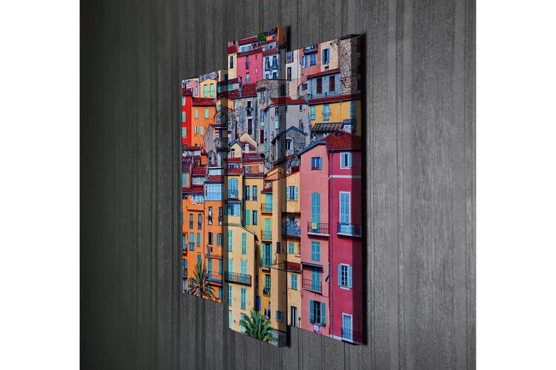 Dekorativ Canvastavla 3-Delar 45x20 cm - Flerfärgad - Inredning - Tavlor & konst - Canvastavlor