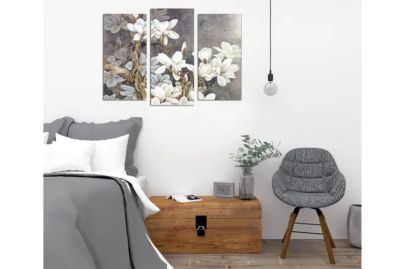 Dekorativ Canvastavla 3-Delar 45x20 cm - Flerfärgad - Inredning - Tavlor & konst - Canvastavlor