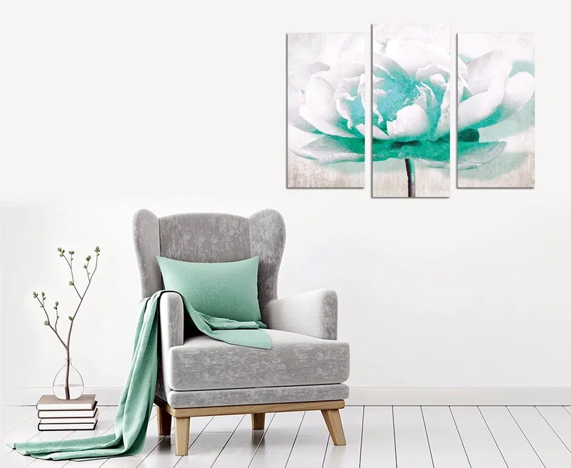 Dekorativ Canvastavla 3-Delar 45x20 cm, Flerfärgad