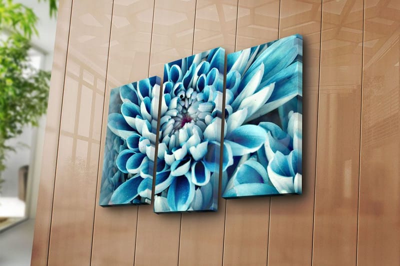 Dekorativ Canvastavla 3-Delar 45x20 cm - Flerfärgad - Inredning - Tavlor & konst - Canvastavlor